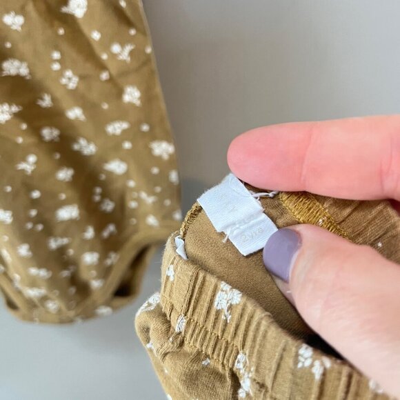 Jamie Kay Toddler Girls Ruffle Sleeve Floral Bodysuit & Leggings Set- Size‎ 2Y - Picture 3 of 6